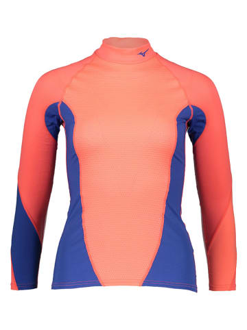 Mizuno Funktionsunterhemd "VBody G1" in Orange/ Blau