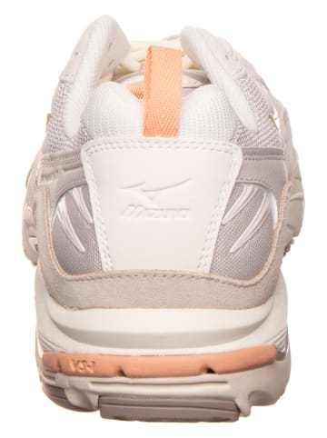 Mizuno Skórzane sneakersy "Wave Rider 10" w kolorze beżowym