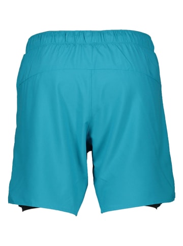 Mizuno 2-in-1 functionele short "Core 7.5" turquoise