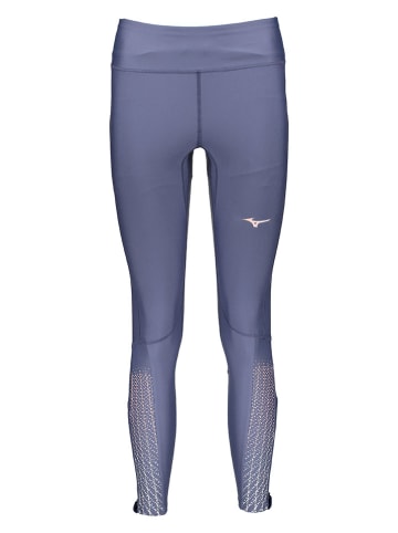 Mizuno Legginsy funkcyjne "Premium" w kolorze niebieskim