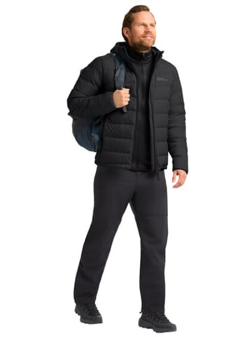 Jack Wolfskin Daunenjacke "Ather" in Schwarz