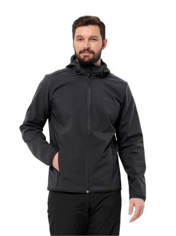 Jack Wolfskin Softshelljacke "Bornberg" in Schwarz