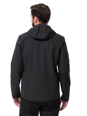 Jack Wolfskin Kurtka softshellowa "Bornberg" w kolorze czarnym