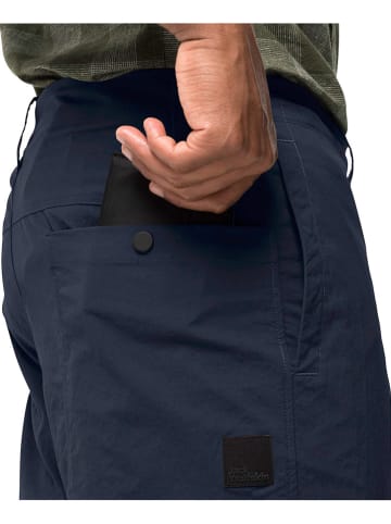 Jack Wolfskin Chinobroek "Desert" donkerblauw