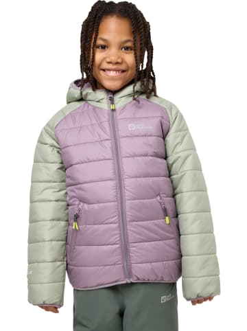 Jack Wolfskin Kurtka przejściowa "Zenon" w kolorze fioletowo-turkusowym