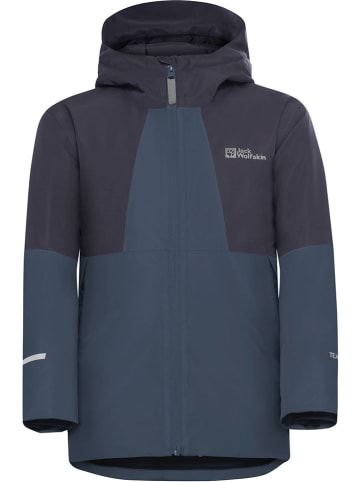 Jack Wolfskin Winterjas "Actamic" donkerblauw/antraciet