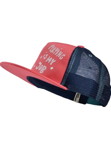 Jack Wolfskin Cap "Rib" in Dunkelblau/ Pink