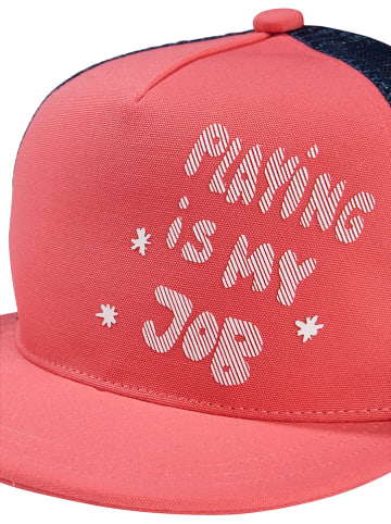 Jack Wolfskin Cap "Rib" in Dunkelblau/ Pink