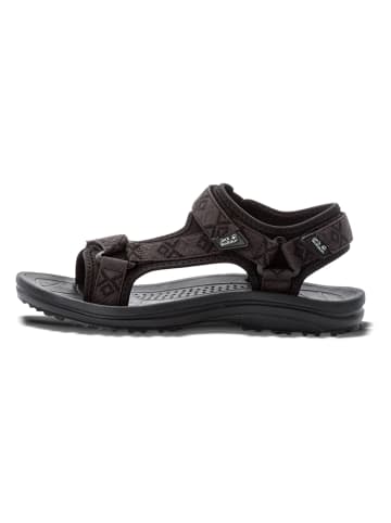 Jack Wolfskin Sandalen "Wave Breaker" in Schwarz