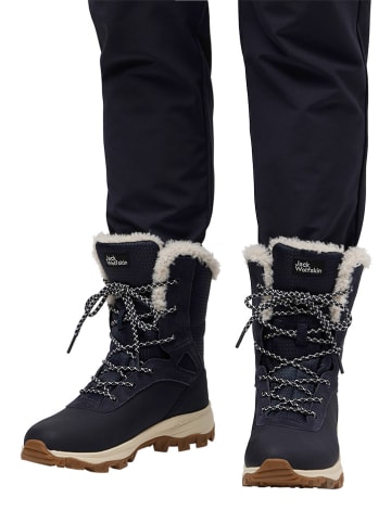 Jack Wolfskin Leren winterboots "Everquest" zwart