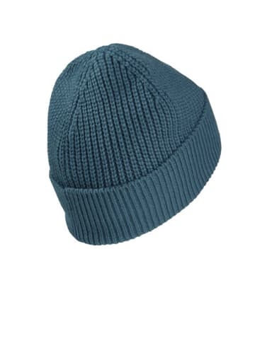 Jack Wolfskin Czapka beanie "Badge" w kolorze niebieskim