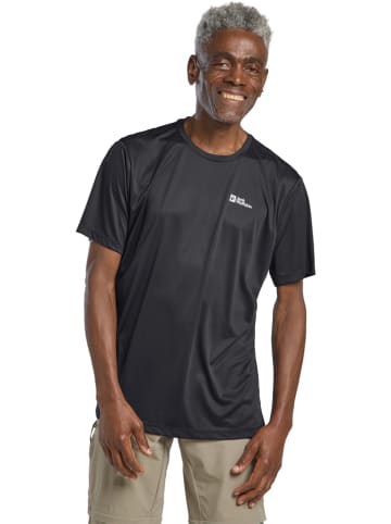Jack Wolfskin Functioneel shirt "Tech T" zwart