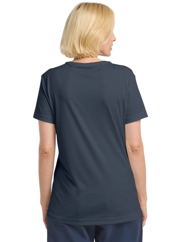Jack Wolfskin Funktionsshirt "Tech T" in Dunkelblau