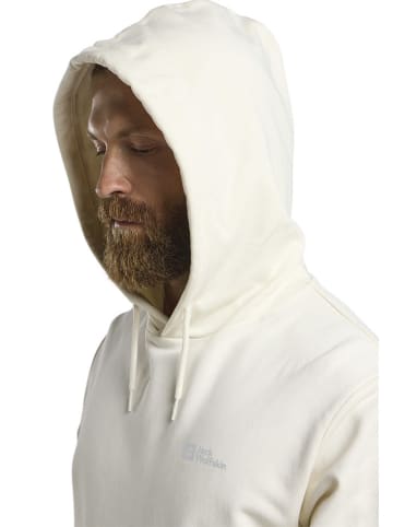 Jack Wolfskin Hoodie "Essential" in Creme