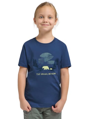 Jack Wolfskin Shirt "Graphic" donkerblauw