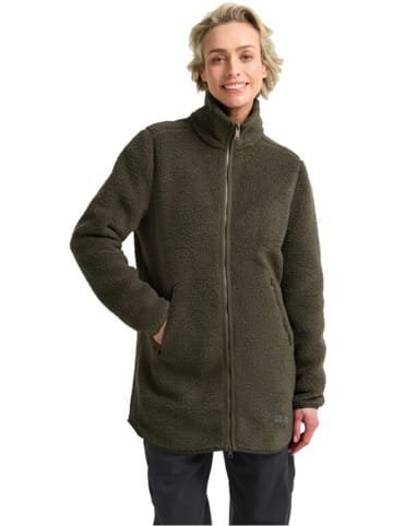 Jack Wolfskin Fleecemantel "High Curl" in Khaki