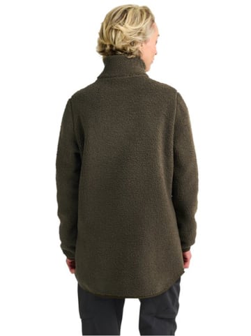 Jack Wolfskin Płaszcz polarowy "High Curl" w kolorze khaki