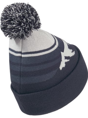 Jack Wolfskin Muts "Stripy Pompom" donkerblauw/wit