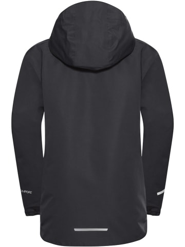 Jack Wolfskin Kurtka przeciwdeszczowa "Canvey" w kolorze czarnym