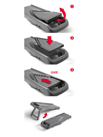 metaltex Universele rasp grijs - (L)38 cm