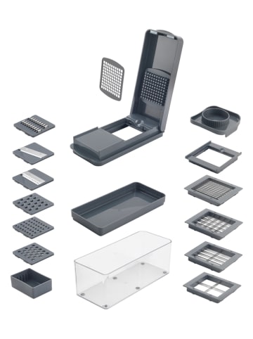 metaltex Obst-/Gemüseschneider in Grau - (L)23,5 cm