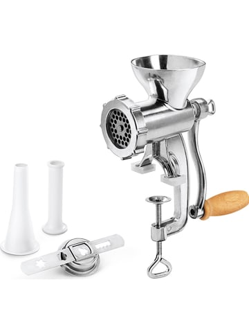 metaltex Maszynka "Jack" w kolorze srebrnym do mięsa - 10 x 26 x 14,5 cm