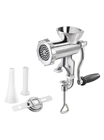 metaltex Fleischwolf "Jack 8" in Silber - (B)10 x (H)26 x (T)25 cm 