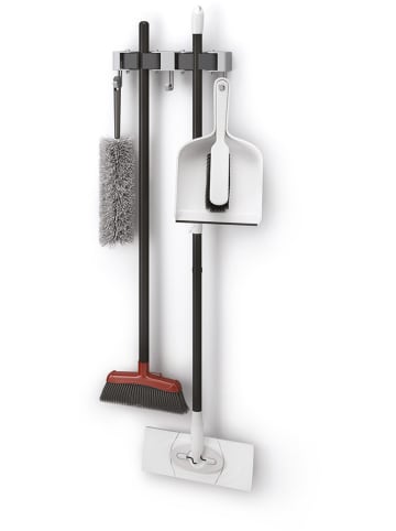 metaltex Besenleiste ''Hang-up'' in Grau - (B)21,5 x (H)4,5 x (T)5 cm