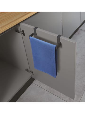 metaltex 2-delige handdoekhouderset "Flex-Bar" grijs