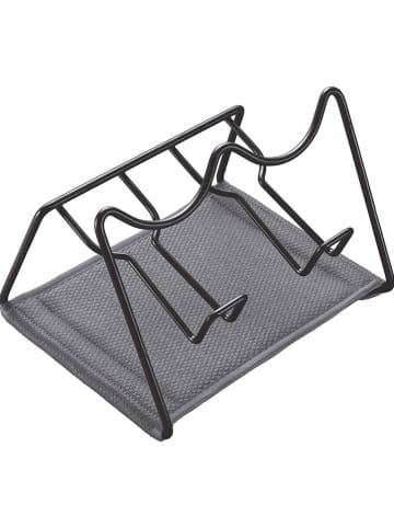 metaltex Abtropfgestell ''Lava'' in Schwarz - (B)21 x (H)14 x (T)17 cm