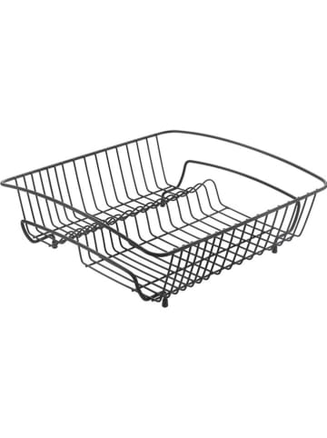 metaltex Afdruiprek "Rocky" zwart - (B)40 x (H)14 x (D)37 cm