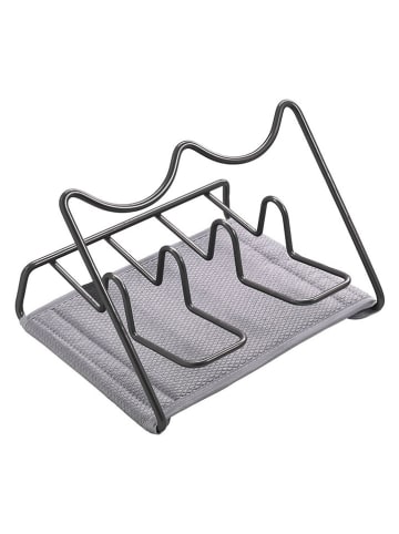 metaltex Ociekacz w kolorze szaro-czarnym na kubki - 15 x 16 x 21 cm