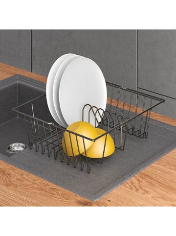 metaltex Afdruiprek zwart - (B)36 x (H)33 x (D)12 cm