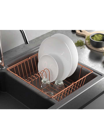 metaltex Afdruiprek koperkleurig - (B)36 x (D)33 cm