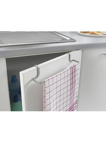 metaltex Uchwyt "Galileo" w kolorze srebrnym na ręczniki - 30 x 5 x 8 cm