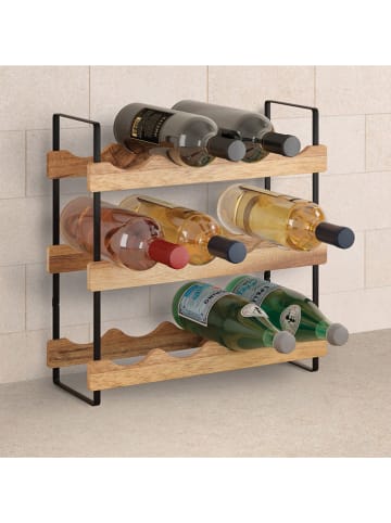 metaltex Flessenrek lichtbruin - (B)39 x (H)36 x (D)15 cm