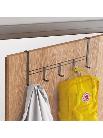 metaltex Deurhakenlijst zilverkleurig - (B)38 x (H)15 x (D)4,5 cm