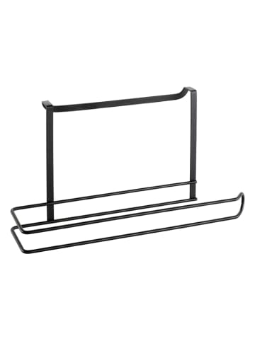 metaltex Küchenrollenhalter ''Lava'' in Schwarz - (B)34 x (H)18 x (T)10 cm