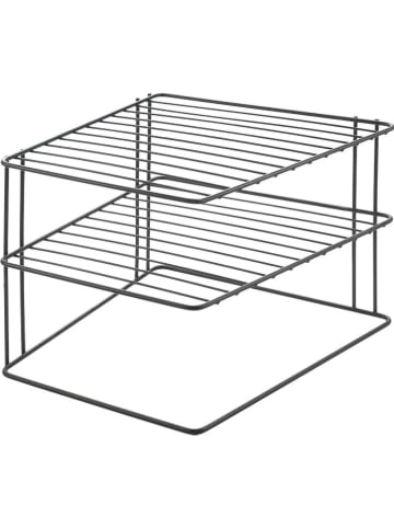 metaltex Eckschrank-Einsatz ''Palio'' in Schwarz - (B)25 x (H)19 x (T)25 cm