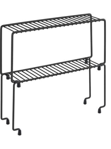 metaltex Schrankeinsatz ''Spice-Bridge'' in Schwarz - (B)29 x (H)14 x (T)7 cm