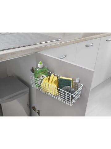 metaltex Koszyk "Pandino" w kolorze białym - 30 x 10 x 12 cm