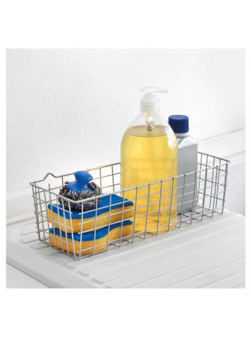 metaltex Koszyk "Koala" w kolorze srebrnym - 33 x 10 x 12 cm