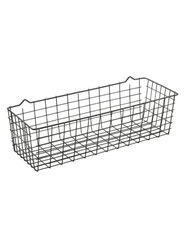 metaltex Allzweckkorb in Schwarz - (B)33 x (H)12 x (T)10 cm