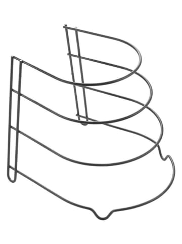 metaltex Bratpfannenablage in Schwarz - (B)24 x (H)26 x (T)23 cm