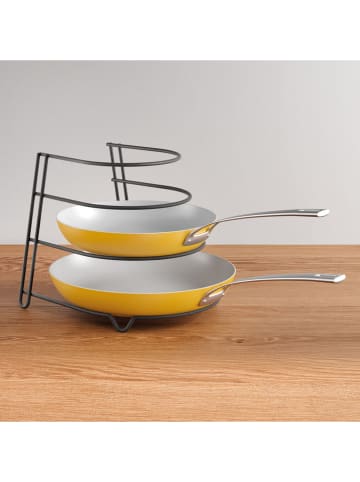 metaltex Braadpanhouder zwart - (B)24 x (H)26 x (D)23 cm