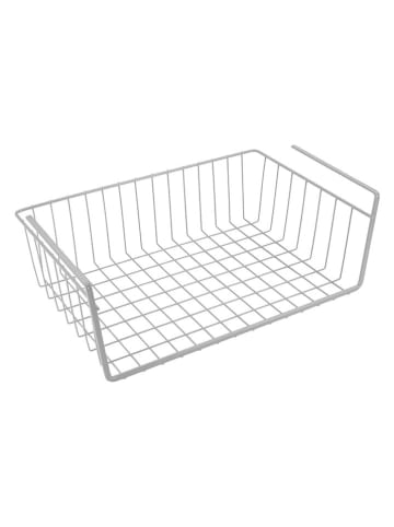 metaltex Schrankkorb "Babatex" in Weiß - (B)40 x (H)14 x (T)26 cm