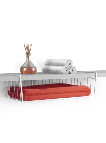 metaltex Plankmand "Barbatex" wit - (B)50 x (H)14 x (D)26 cm