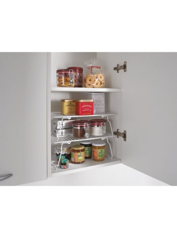 metaltex Schrankeinsatz in Weiß - (B)37 x (H)21 x (T)14 cm