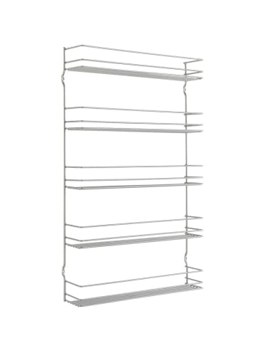 metaltex Gewürzregal in Silber - (B)36 x (H)58 x (T)8 cm