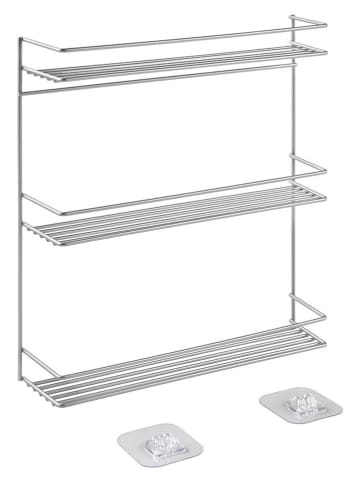 metaltex Kruidenrek "Paprika" zilverkleurig - (B)32 x (H)34 cm